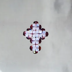  - Brooch Tullia -  - Laiton argenté